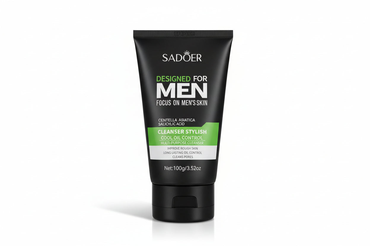 Sadoer men's skincare cleanser