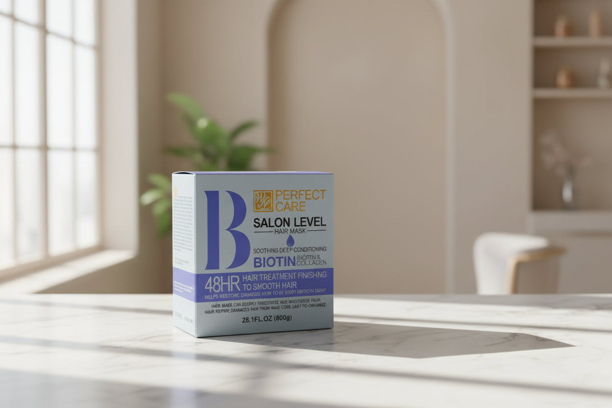 Perfect Care salon-level hair masks with Biotin and Argan Oil