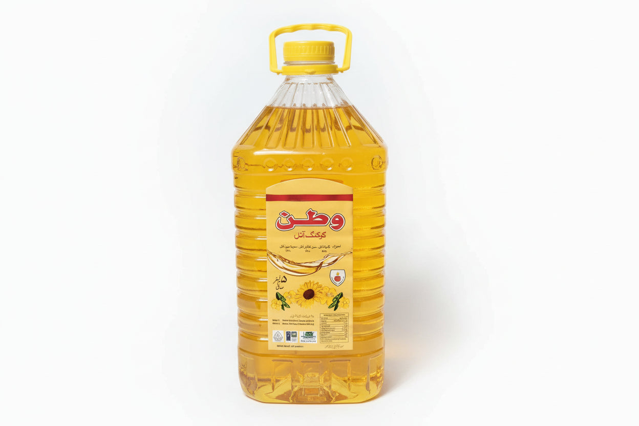 Bottle of cooking oil