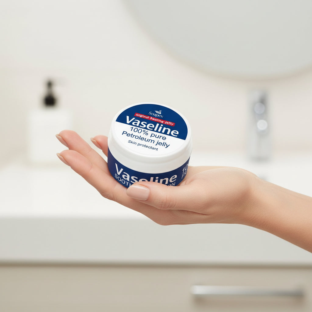 Vaseline petroleum jelly container