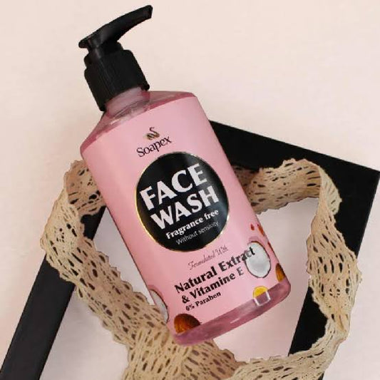 Soapex Face Wash – Natural Extract &amp; Vitamin E