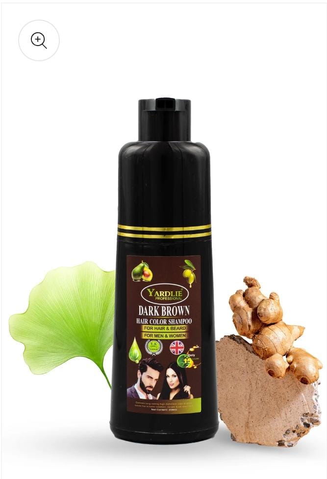 Yardlie Natural Black Hair Color Shampoo