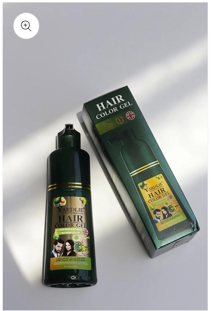 Yardlie Natural Black Hair Color Shampoo