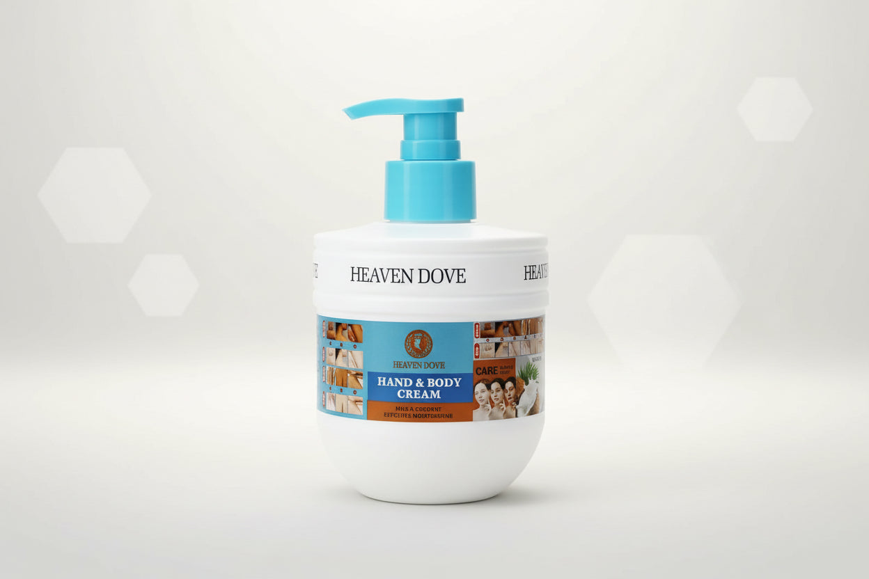 eaven Dove hand and body cream 