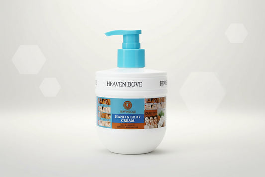 eaven Dove hand and body cream 