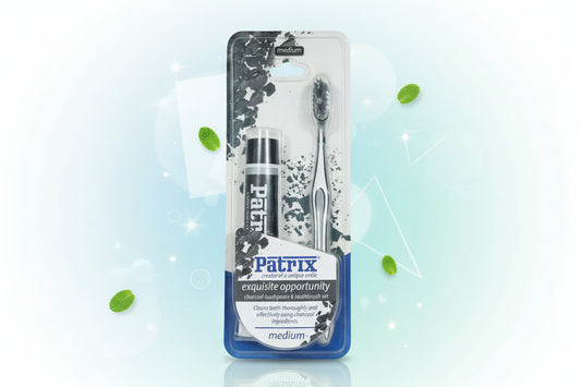 Petrix toothbrush and charcol