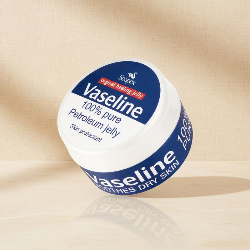 Vaseline petroleum jelly container 